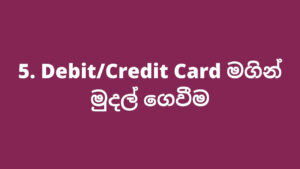 Debit and Credit Card Payment
